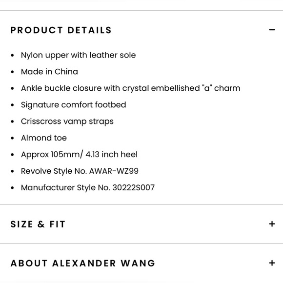 Alexander Wang Dahlia 105 Sandal in Oxford - Picture 12 of 12